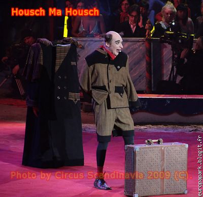 voila Housch ma housch, le clown qui a participé au spectacle Magia